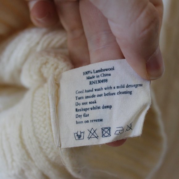 Jack Wills Cable Knit Wool Sweater Small - Picture 9 of 10